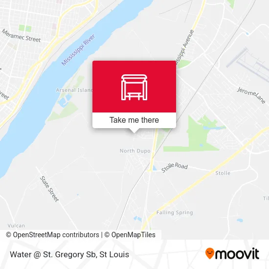 Mapa de Water @ St. Gregory Sb