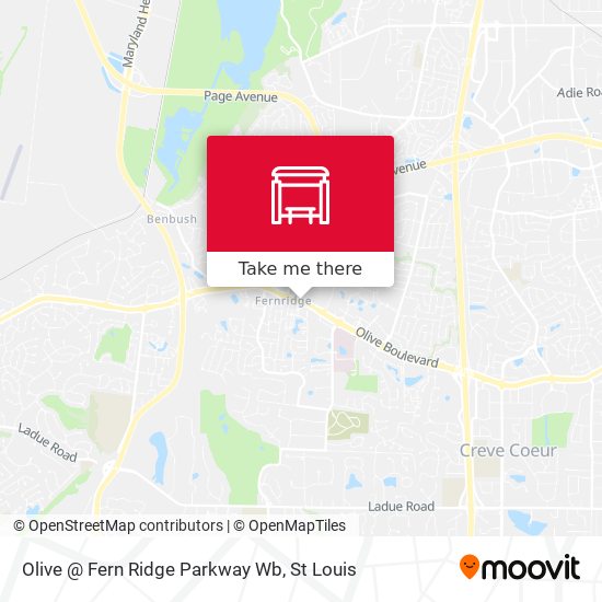 Mapa de Olive @ Fern Ridge Parkway Wb