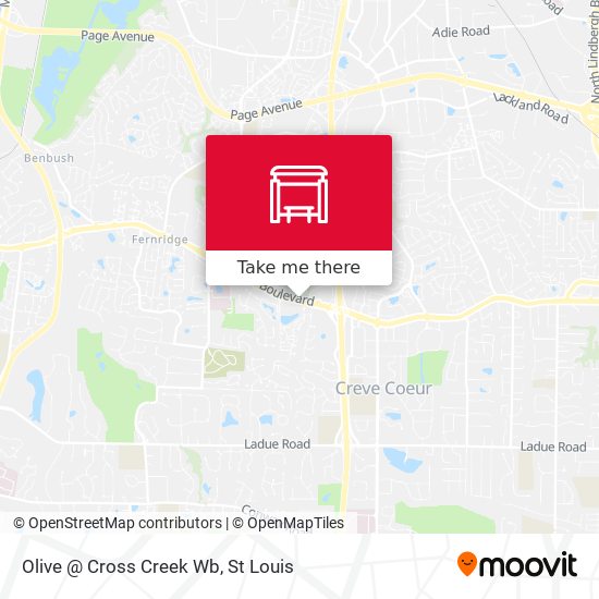 Mapa de Olive @ Cross Creek Wb