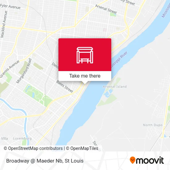 Broadway @ Maeder Nb map