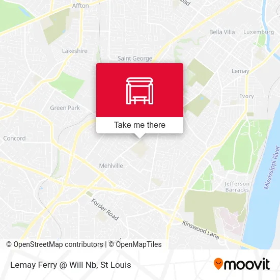 Lemay Ferry @ Will Nb map