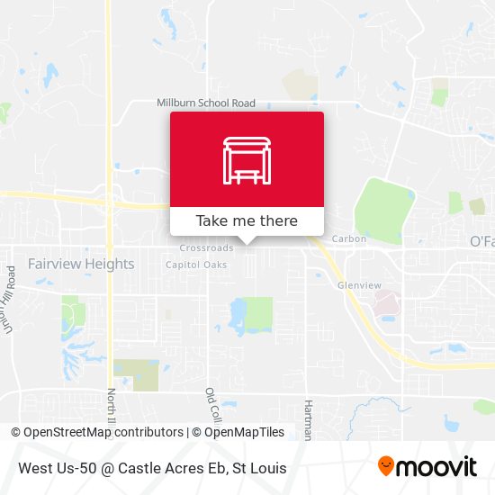 West Us-50 @ Castle Acres Eb map