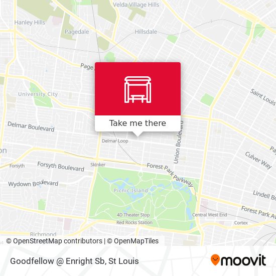 Goodfellow @ Enright Sb map