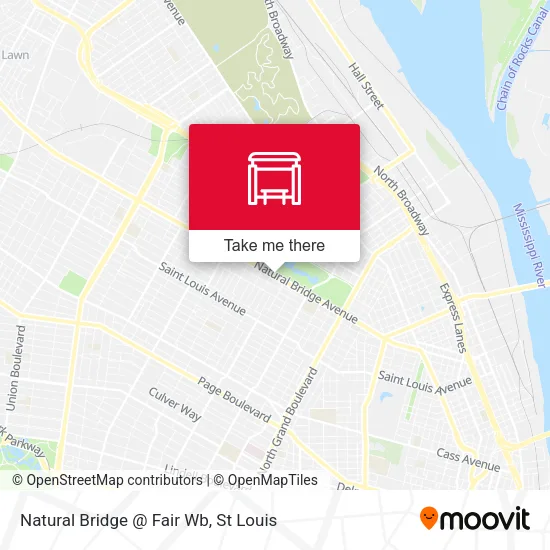 Mapa de Natural Bridge @ Fair Wb