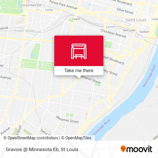 Mapa de Gravois @ Minnesota Eb