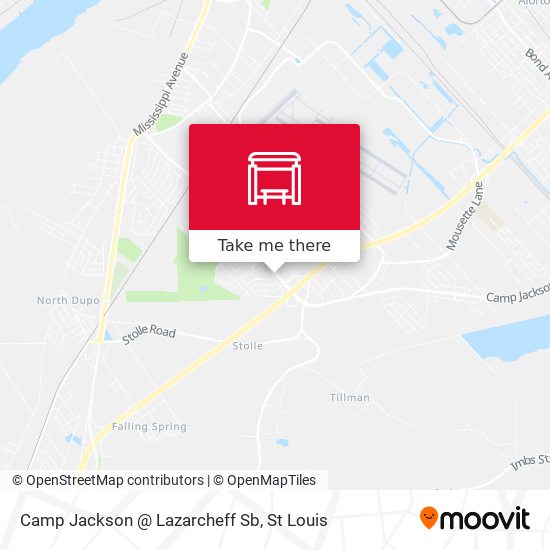 Camp Jackson @ Lazarcheff Sb map