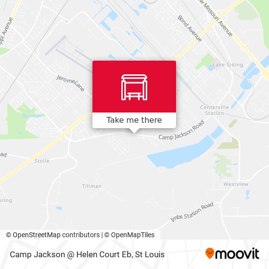 Camp Jackson @ Helen Court Eb map
