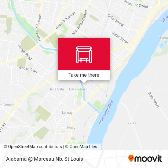Mapa de Alabama @ Marceau Nb