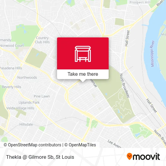 Thekla @ Gilmore Sb map