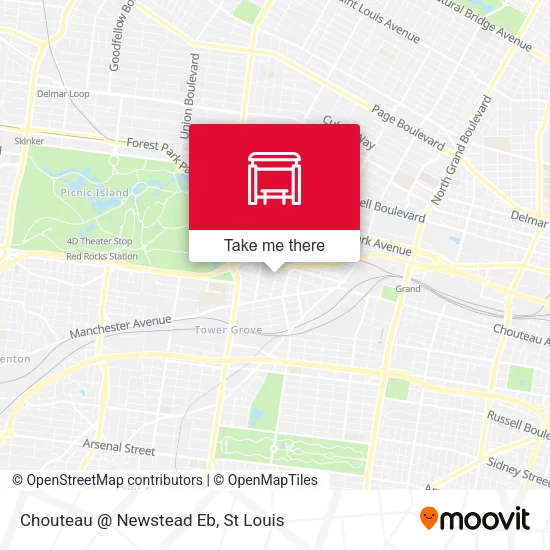 Mapa de Chouteau @ Newstead Eb