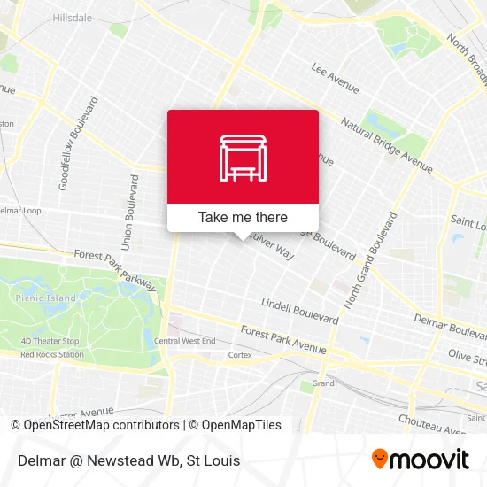 Delmar @ Newstead Wb map