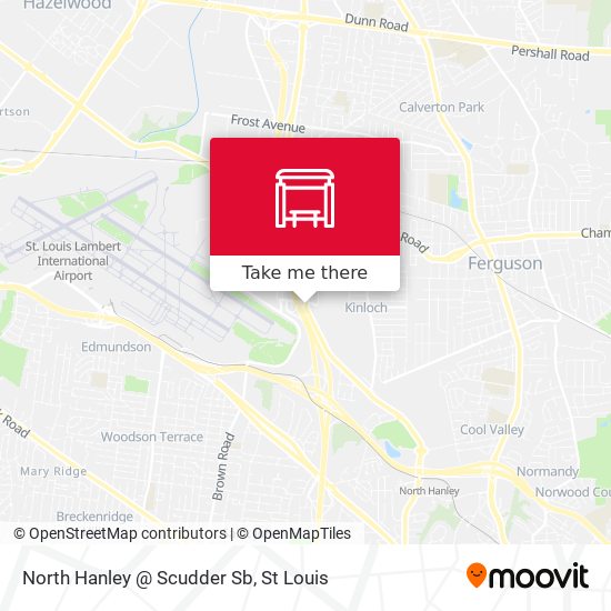 North Hanley @ Scudder Sb map