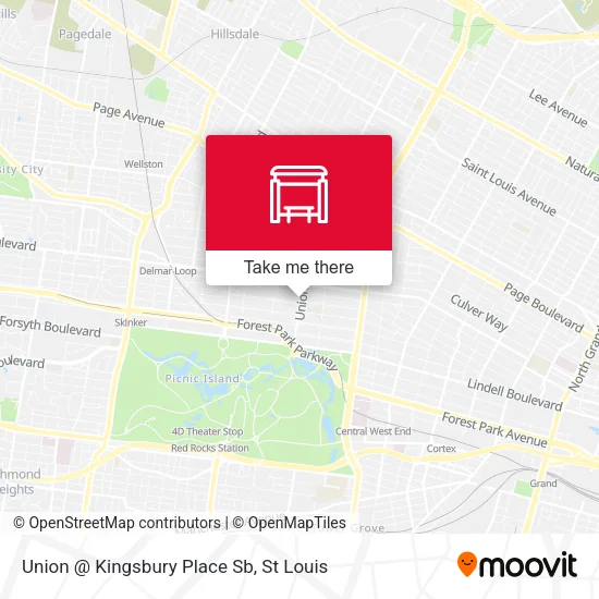 Mapa de Union @ Kingsbury Place Sb