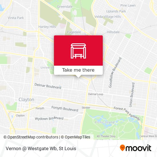 Vernon @ Westgate Wb map