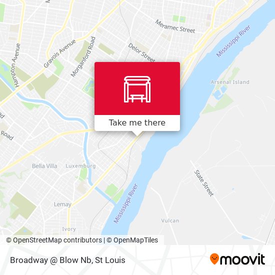 Broadway @ Blow Nb map