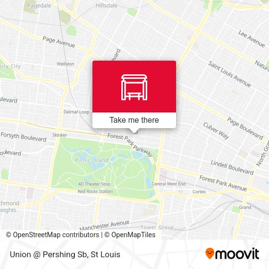 Mapa de Union @ Pershing Sb