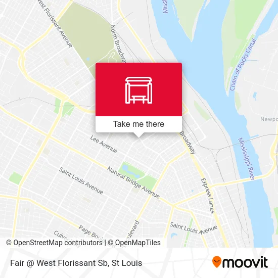 Mapa de Fair @ West Florissant Sb