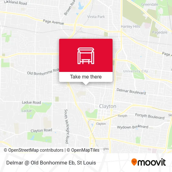 Delmar @ Old Bonhomme Eb map