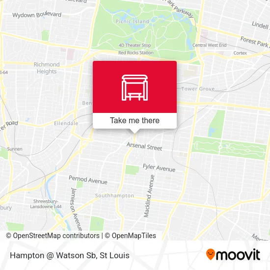 Mapa de Hampton @ Watson Sb