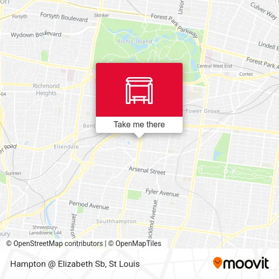 Mapa de Hampton @ Elizabeth Sb