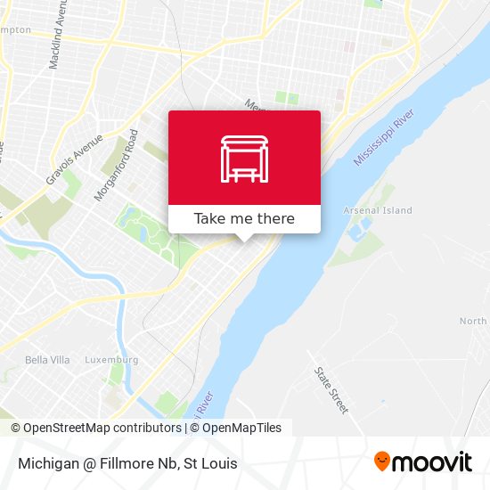 Michigan @ Fillmore Nb map