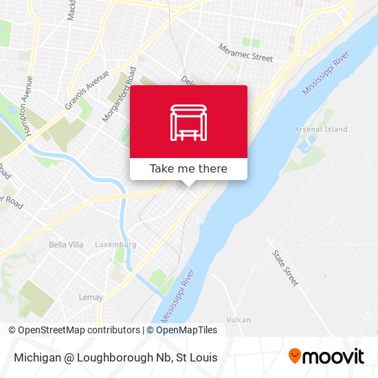 Mapa de Michigan @ Loughborough Nb