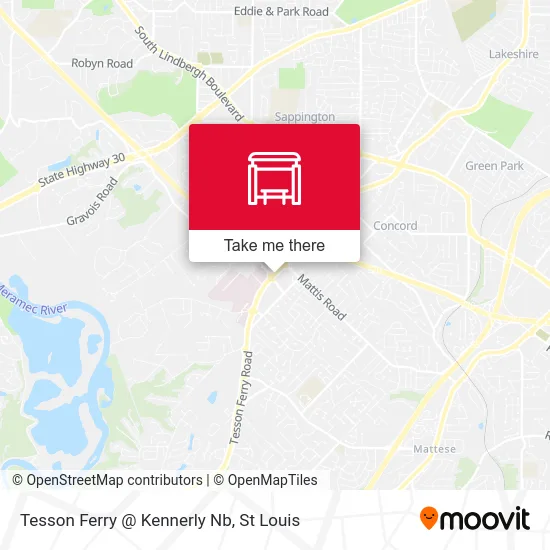 Tesson Ferry @ Kennerly Nb map