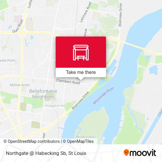 Northgate @ Habecking Sb map