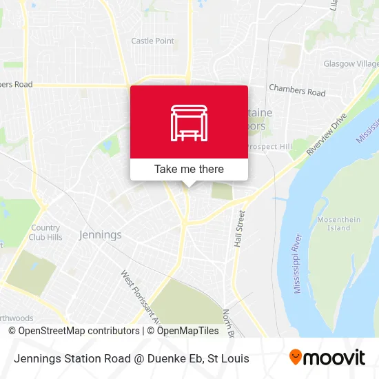 Jennings Station Road @ Duenke Eb map