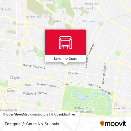 Mapa de Eastgate @ Cates Nb