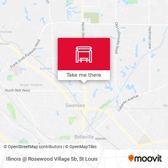 Mapa de Illinois @ Rosewood Village Sb