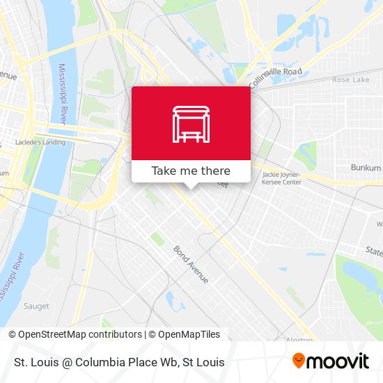Mapa de St. Louis @ Columbia Place Wb