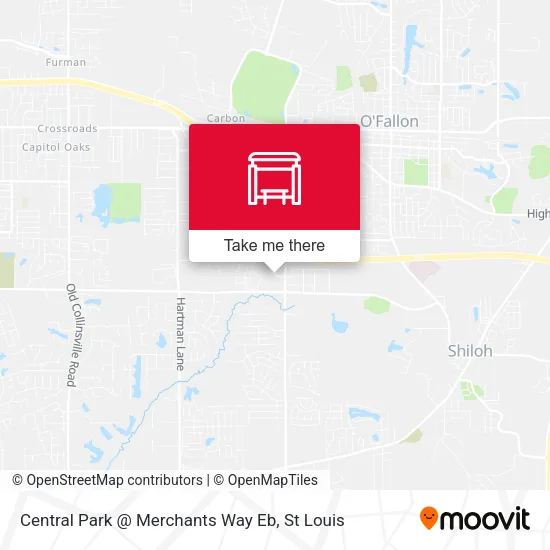 Mapa de Central Park @ Merchants Way Eb