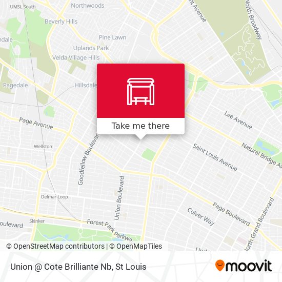 Mapa de Union @ Cote Brilliante Nb