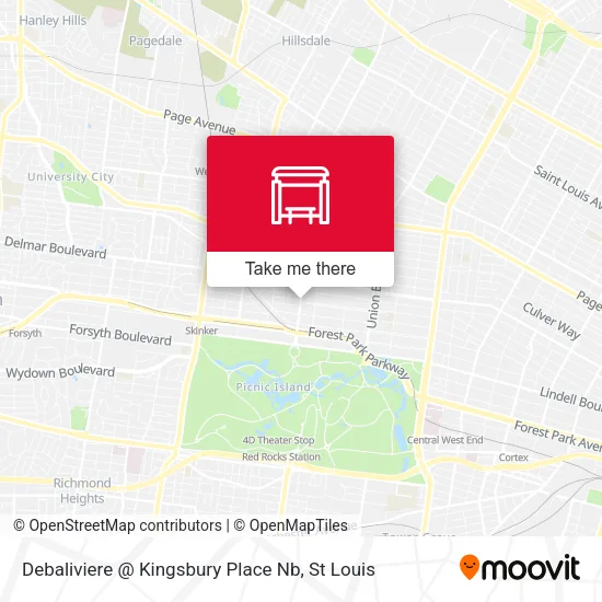 Debaliviere @ Kingsbury Place Nb map