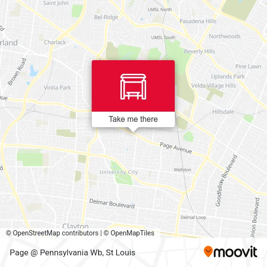 Page @ Pennsylvania Wb map