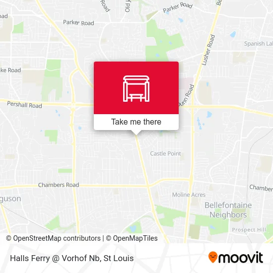 Halls Ferry @ Vorhof Nb map