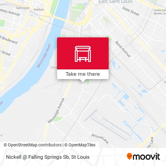 Nickell @ Falling Springs Sb map