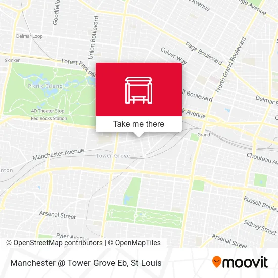 Mapa de Manchester @ Tower Grove Eb
