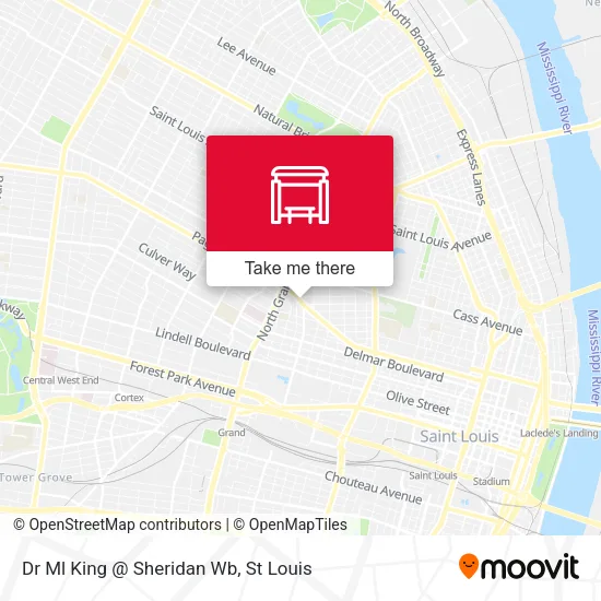 Dr Ml King @ Sheridan Wb map