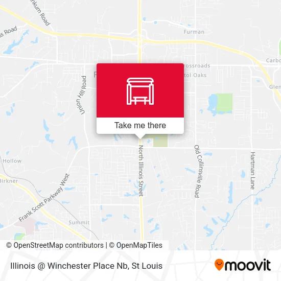 Illinois @ Winchester Place Nb map