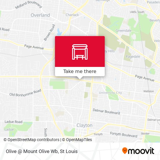 Mapa de Olive @ Mount Olive Wb