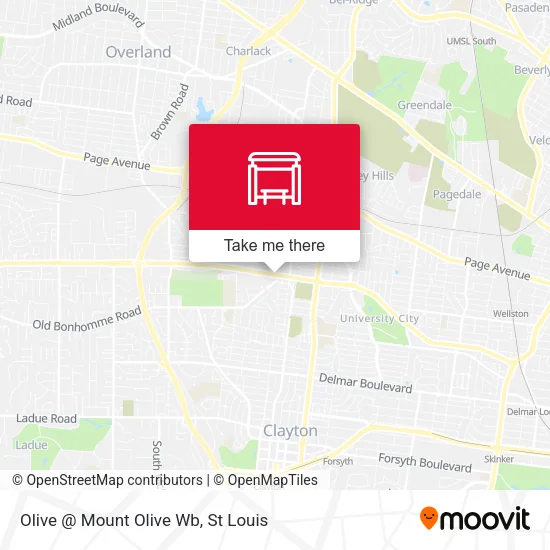 Mapa de Olive @ Mount Olive Wb