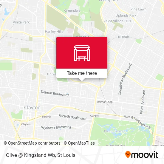 Mapa de Olive @ Kingsland Wb