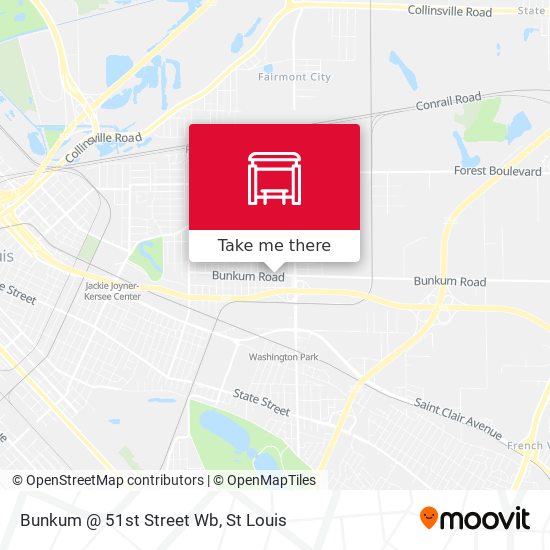 Bunkum @ 51st Street Wb map
