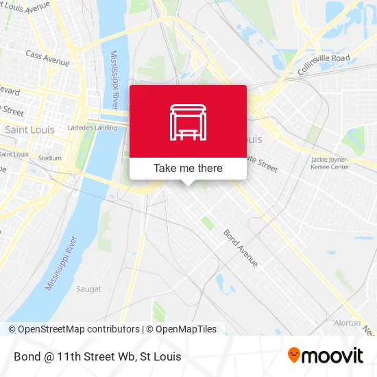 Mapa de Bond @ 11th Street Wb