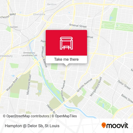 Hampton @ Delor Sb map