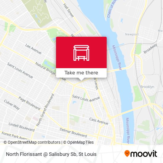 Mapa de North Florissant @ Salisbury Sb