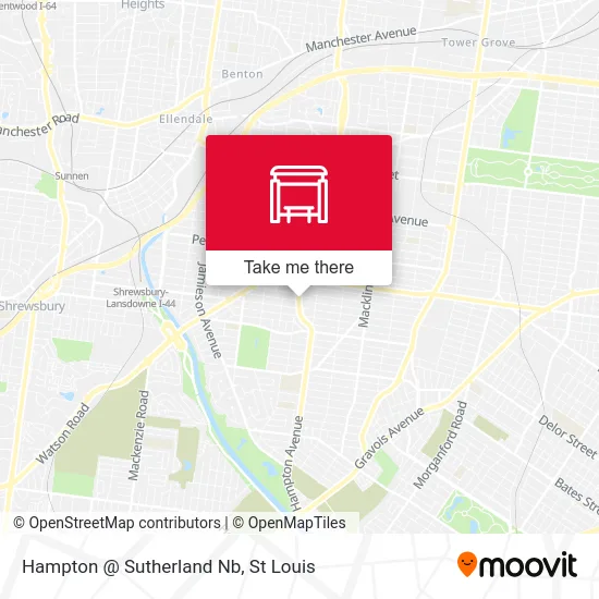 Hampton @ Sutherland Nb map