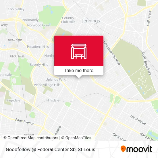 Mapa de Goodfellow @ Federal Center Sb